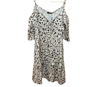 C.O.Z.Y. Spaghetti Strapped Cold Shoulder Dress.  M